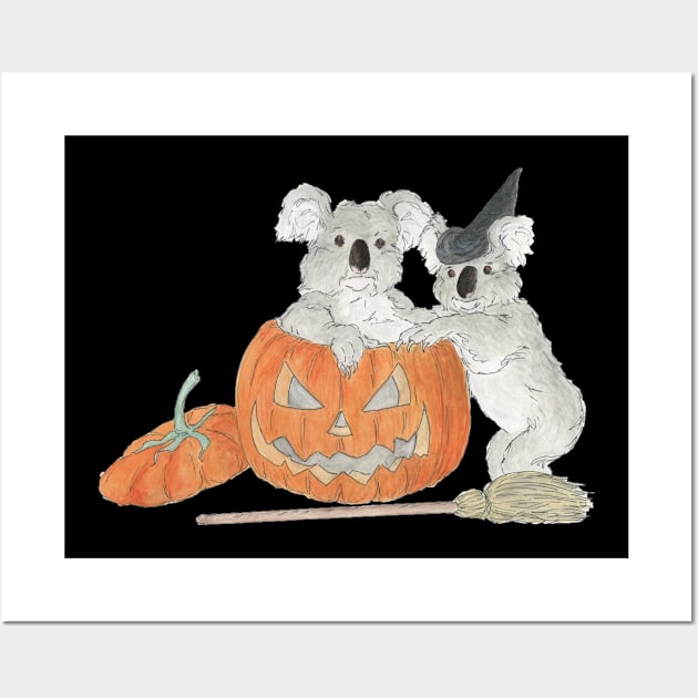 Halloween Koala Wall Art by AussieLogic